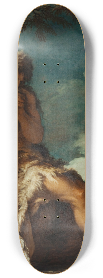Salvator Rosa - Saint Humphrey (Onuphrius) 8.25 inch art skate deck