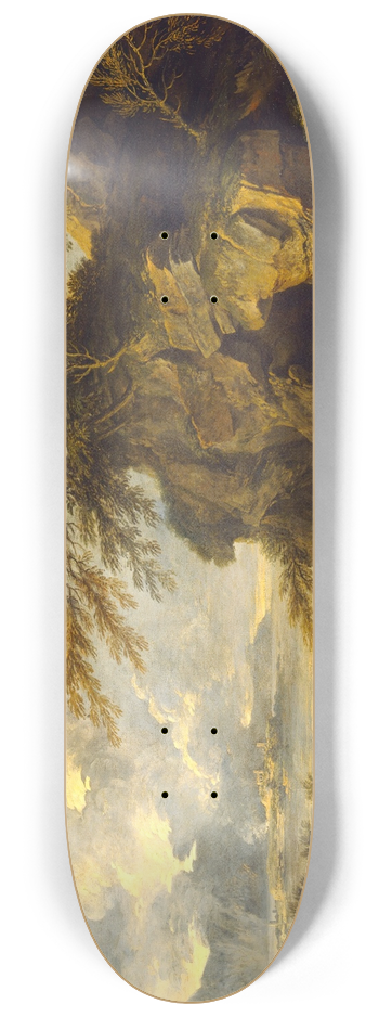 Salvator Rosa - The Finding of Moses 8.25 inch art skate deck