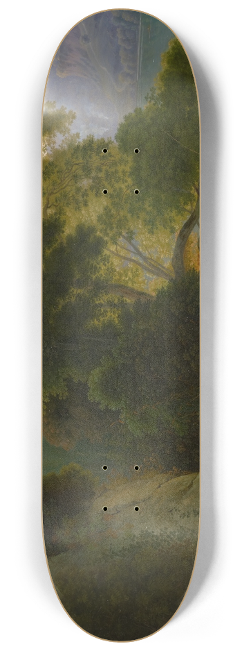 Samuel Birmann - By the Lago di Nemi 8.25 inch art skate deck