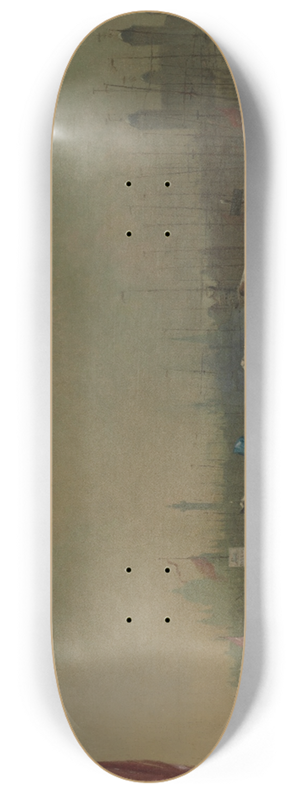 Samuel Collings - Frost on the Thames 8.25 inch art skate deck