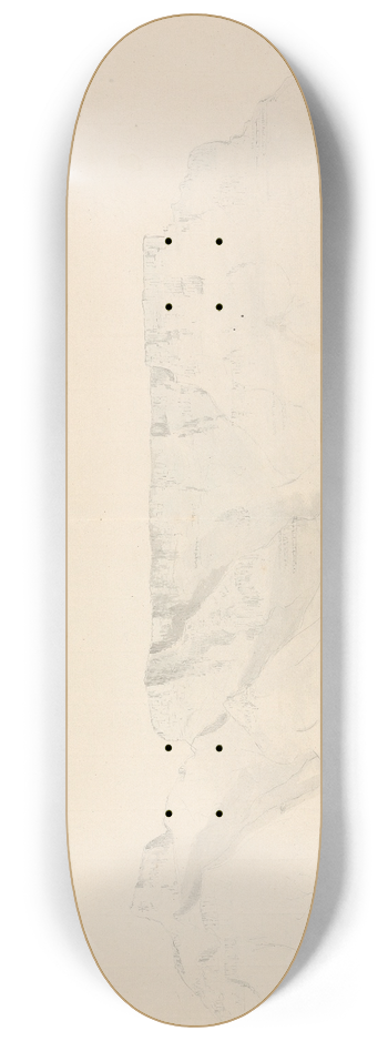 Samuel Davis - Shipping Scene with Table Mountain in Background 8.25 inch art skate deck