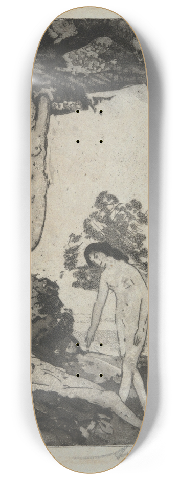 Arthur Bowen Davies - By theSea 8.25 inch art skate deck