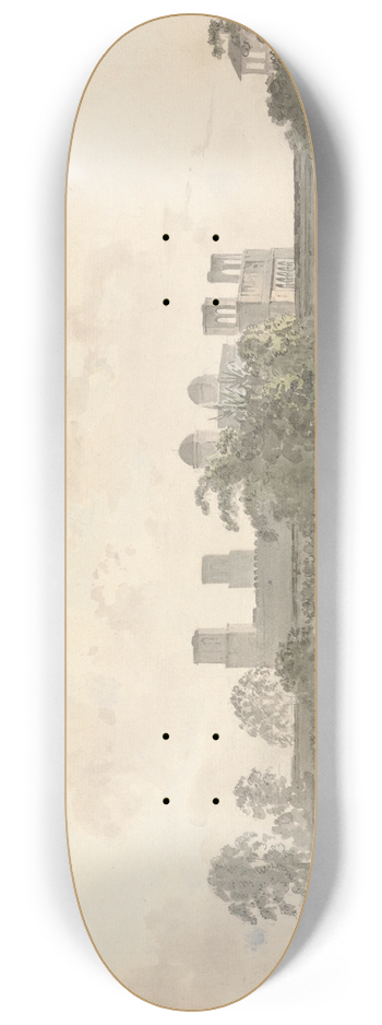 Samuel Davis - View of a Fort 8.25 inch art skate deck