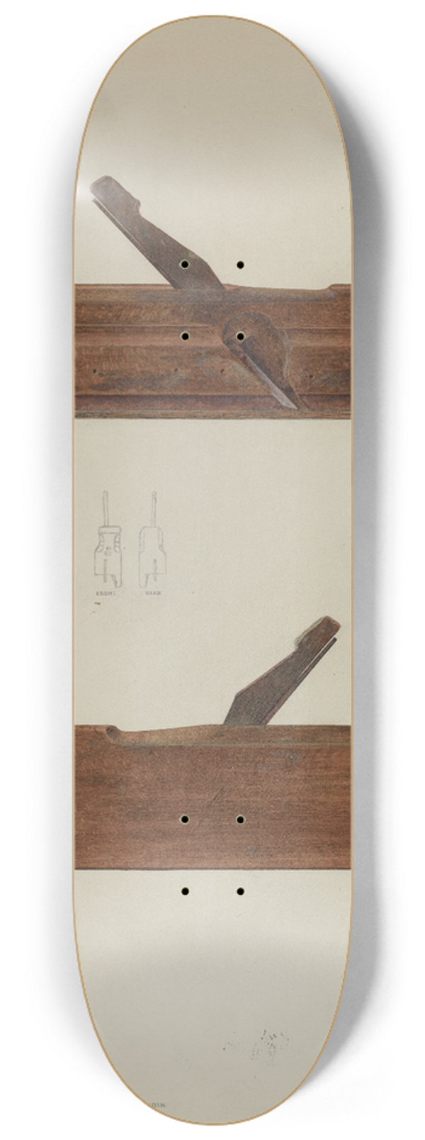 Samuel Faigin - Rabbet Plane 8.25 inch art skate deck