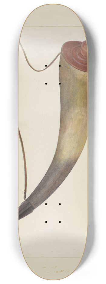Samuel Fineman - Powder Horn 8.25 inch art skate deck