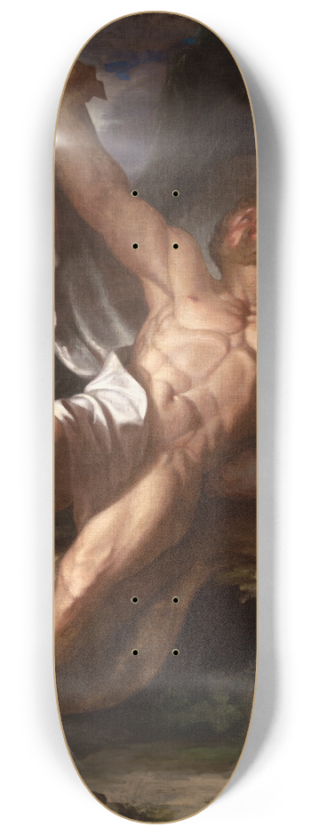 Samuel Finley Breese Morse - Dyinghercules 8.25 inch art skate deck