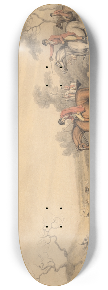 Samuel Howitt - Foxhunting; At Fault 8.25 inch art skate deck