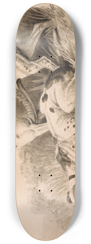 Samuel Howitt - Gun Dogs 8.25 inch art skate deck