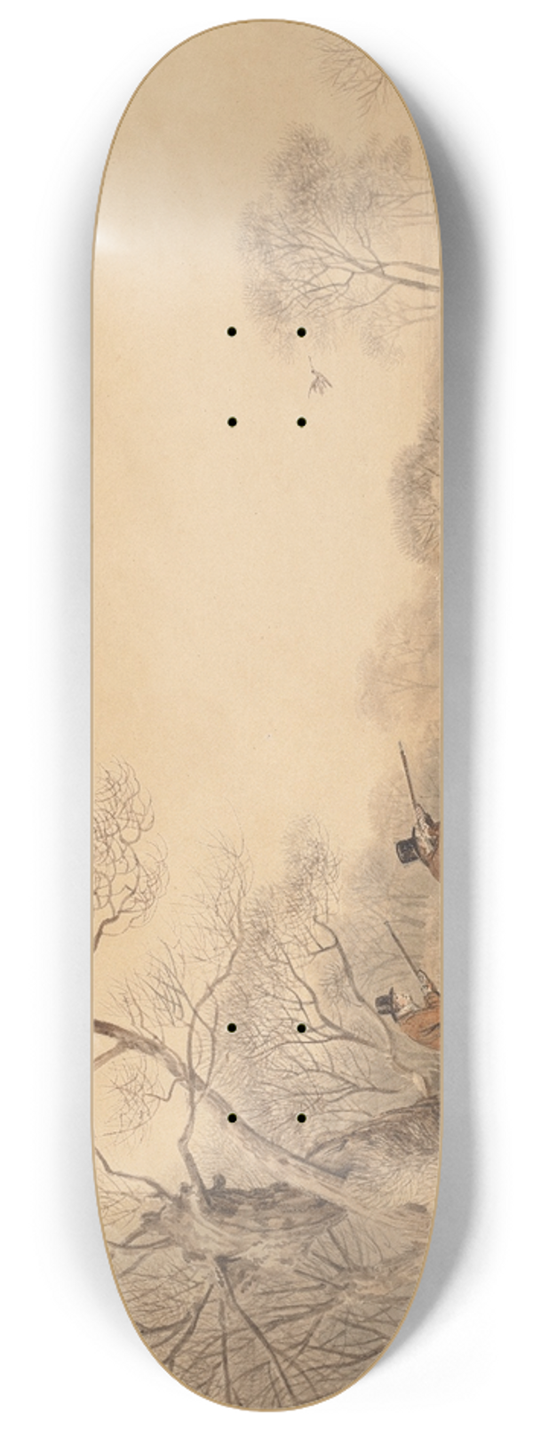 Samuel Howitt - Snipe Shooting. 8.25 inch art skate deck