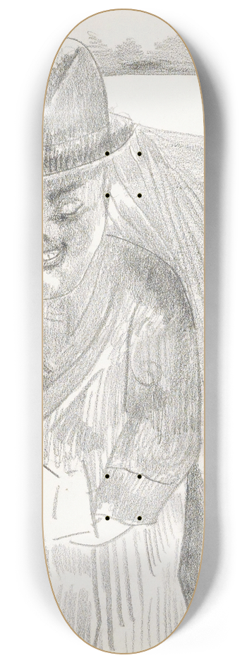 Samuel Jessurun de Mesquita - Man met een hoge hoed in een weiland 8.25 inch art skate deck