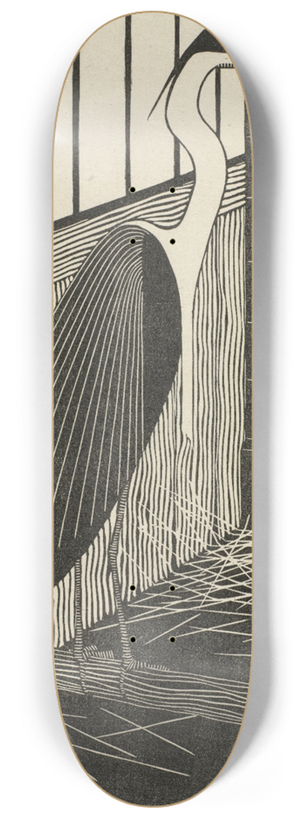 Samuel Jessurun de Mesquita - Reuzenreiger 8.25 inch art skate deck