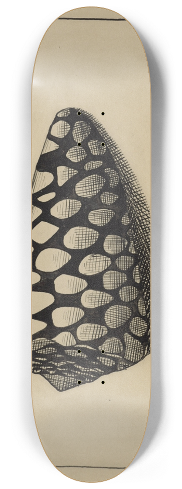 Samuel Jessurun de Mesquita - Schelp, naar rechts 8.25 inch art skate deck