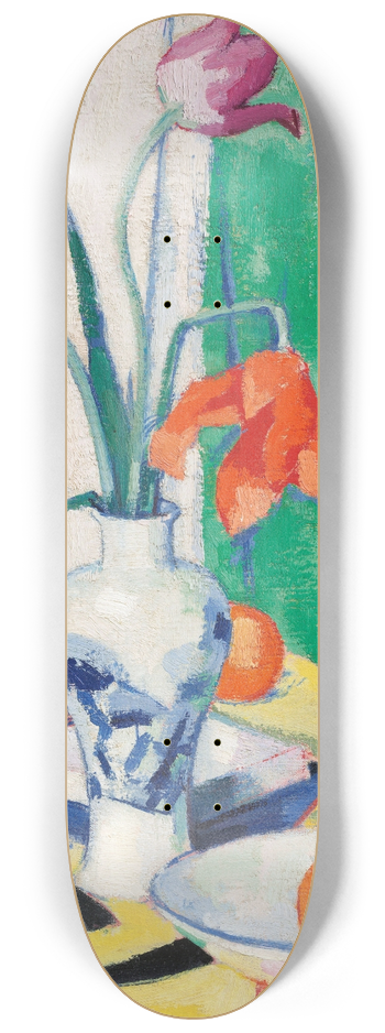 Samuel John Peploe - Still Life with Tulips 8.25 inch art skate deck
