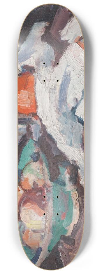 Samuel John Peploe - Still Life with Wine Glass and Fruit 8.25 inch art skate deck