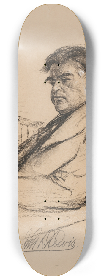 Samuel Johnson Woolf - John Llewellyn Lewis 8.25 inch art skate deck