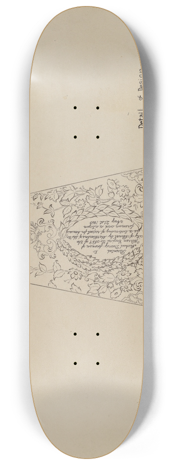 Samuel O. Klein - Firemans Trumpet 8.25 inch art skate deck