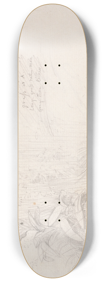 Samuel Palmer - Foxgloves 8.25 inch art skate deck