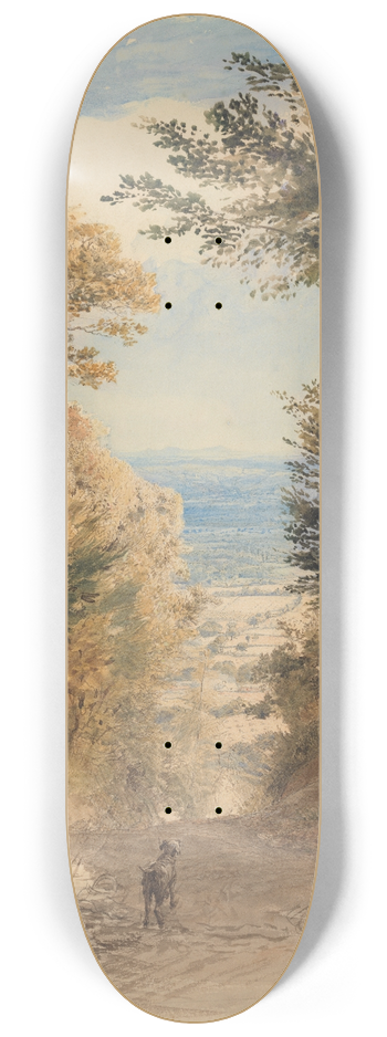Samuel Palmer - View from Rooks Hill, Kent 8.25 inch art skate deck