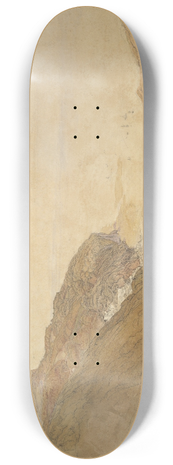 Samuel Palmer - View of Clovelly, Devon 8.25 inch art skate deck