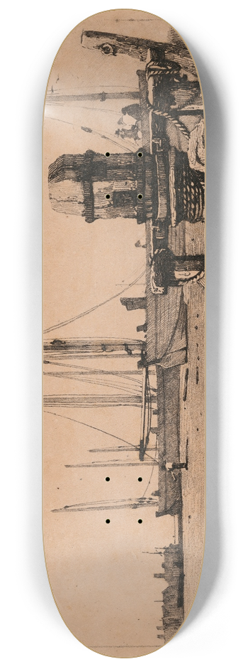 Samuel Prout - Deal Beach 8.25 inch art skate deck