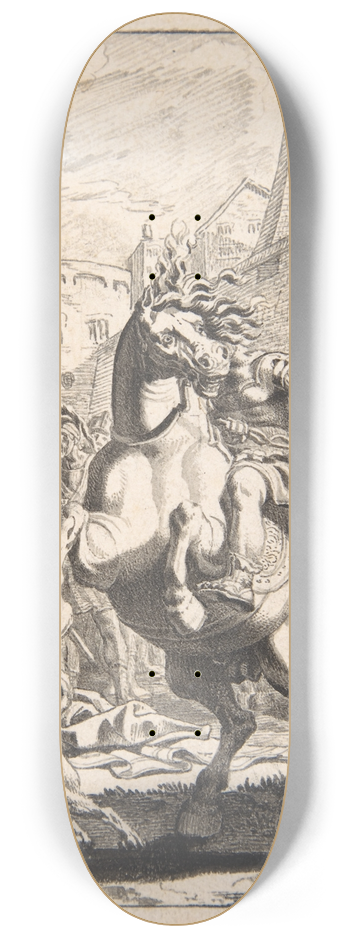 Samuel Stettler - Marcus Curtius 8.25 inch art skate deck