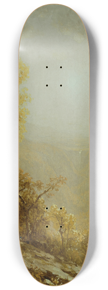 Sanford Robinson Gifford - Kauterskill Clove, Catskill Mountains 8.25 inch art skate deck