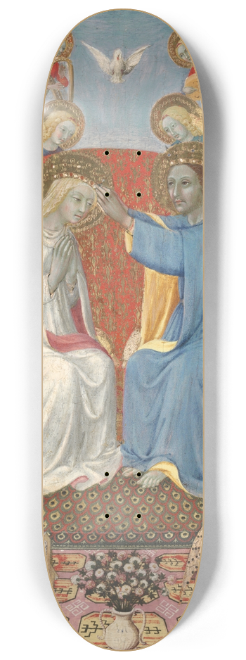 Sano di Pietro - The Coronation of theVirgin 8.25 inch art skate deck
