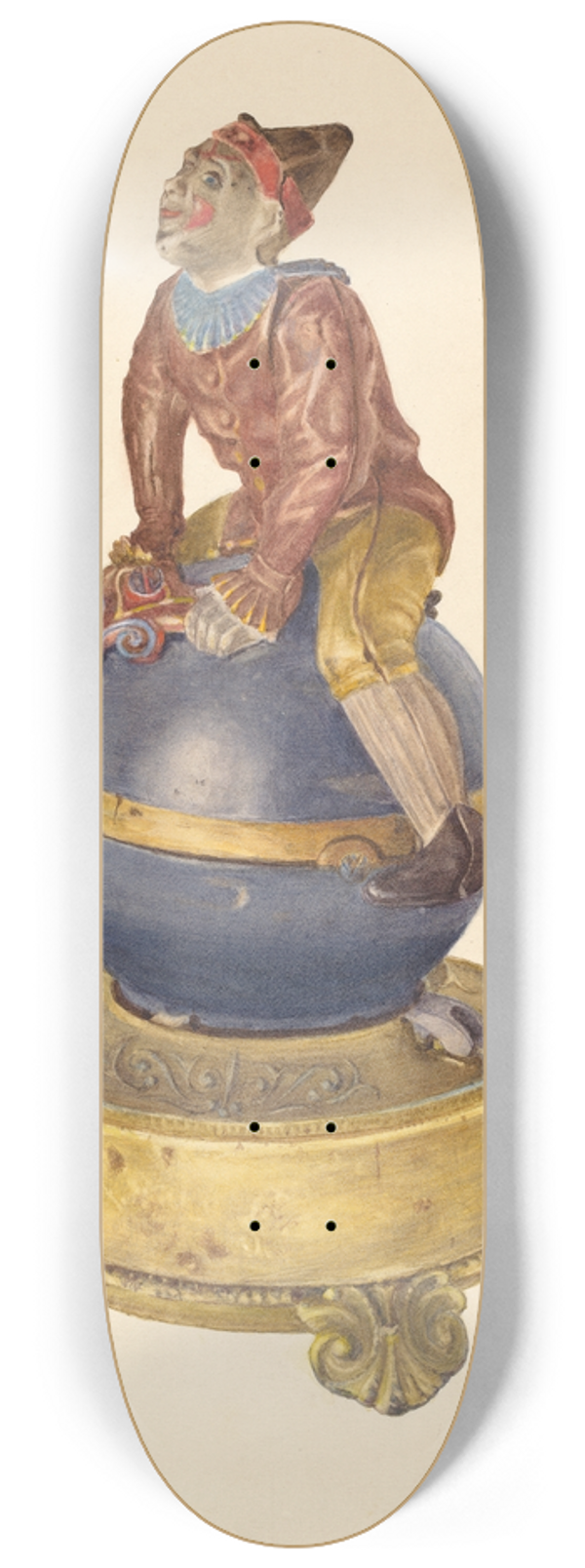 Sarkis Erganian - Iron Toy Bank 8.25 inch art skate deck