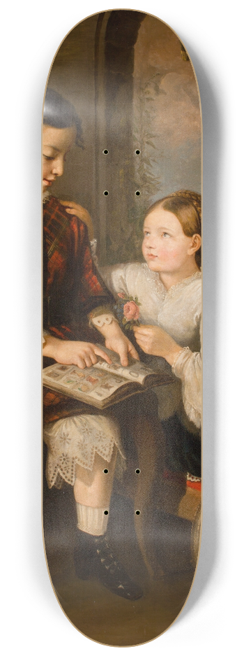 Saturnin wierzyski - Children Learning 8.25 inch art skate deck