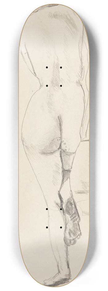 Adolf Sternschuss - akt lecej kobiety 8.25 inch art skate deck