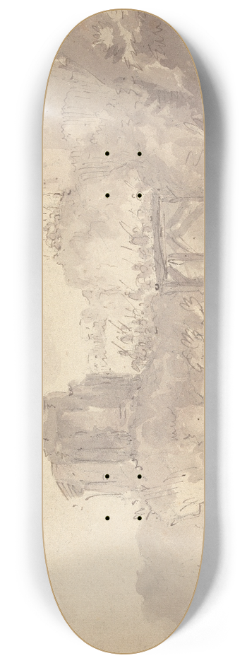 Sawrey Gilpin - Soldiers in a Landscape 8.25 inch art skate deck