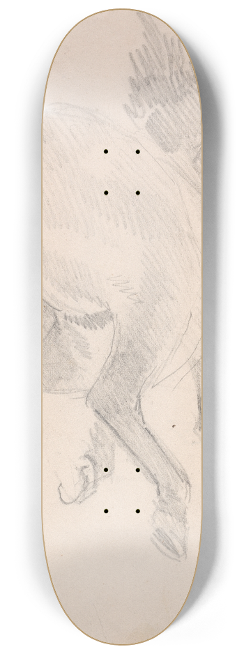 Sawrey Gilpin - Study of a cantering horse 8.25 inch art skate deck