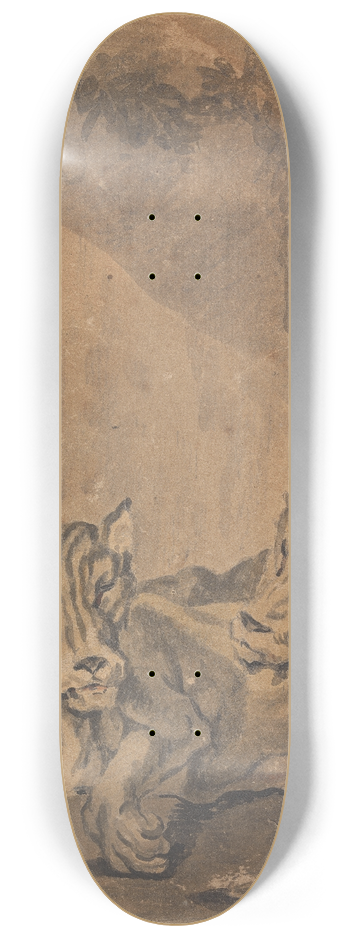 Sawrey Gilpin - Two Tigers 8.25 inch art skate deck