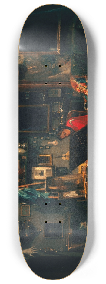 Sbastien-Charles Giraud - La princesse Mathilde (1820-1904) dans son atelier, rue de Courcelles 8.25 inch art skate deck