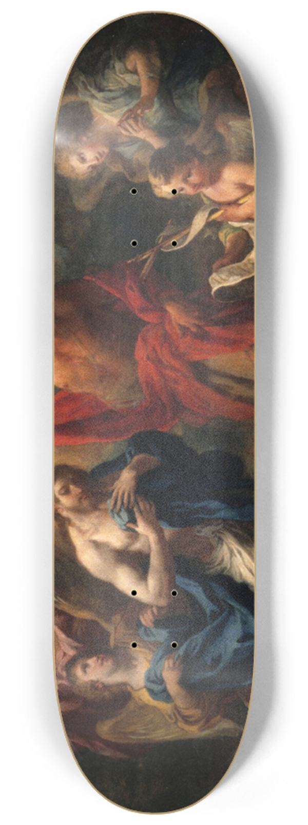 Sebastiano Conca - The Baptism of Christ 8.25 inch art skate deck