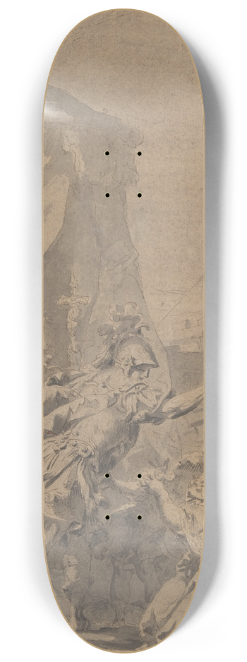 Sebastiano Galeotti - Hectors Farewell to Andromache and Astyanax 8.25 inch art skate deck