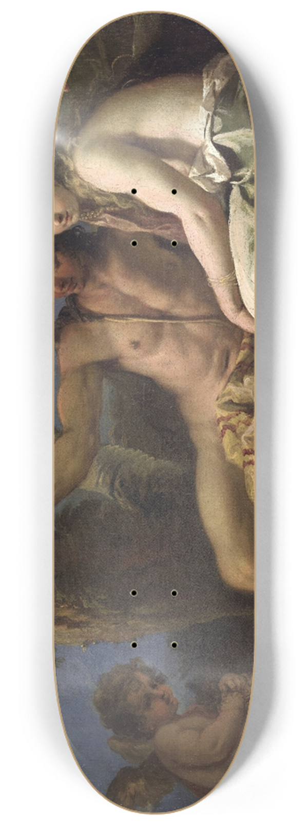Sebastiano Ricci - Angelica and Medoro 8.25 inch art skate deck