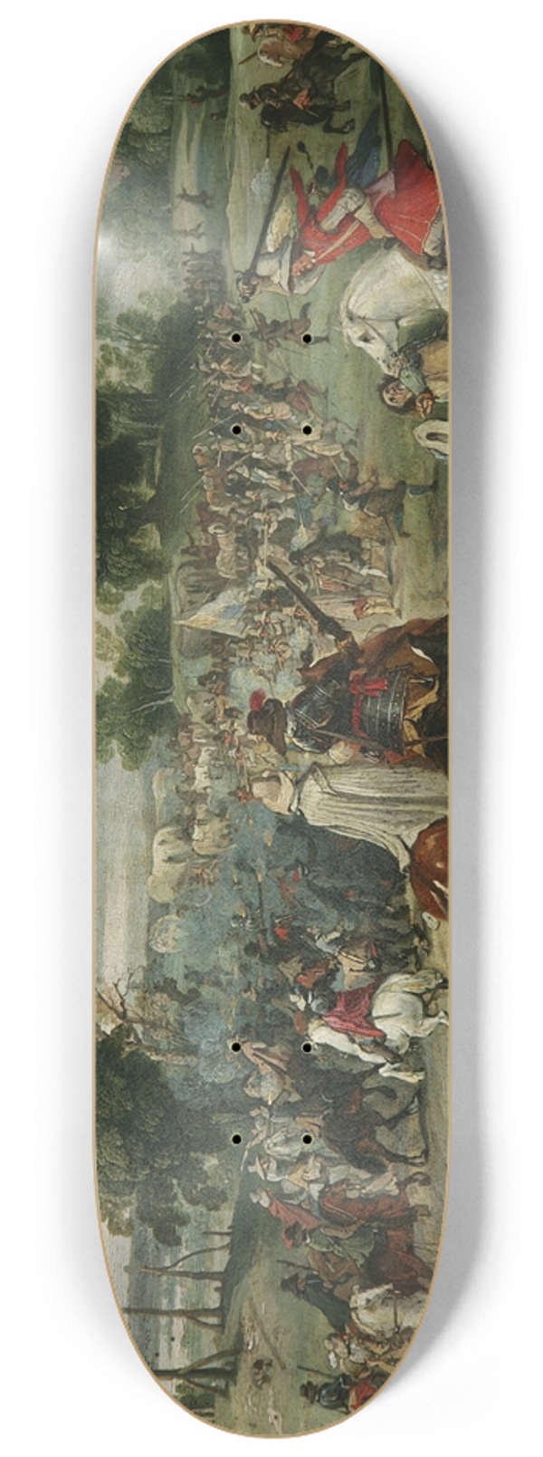 Sebastian Vrancx - Attack on a convoy 8.25 inch art skate deck