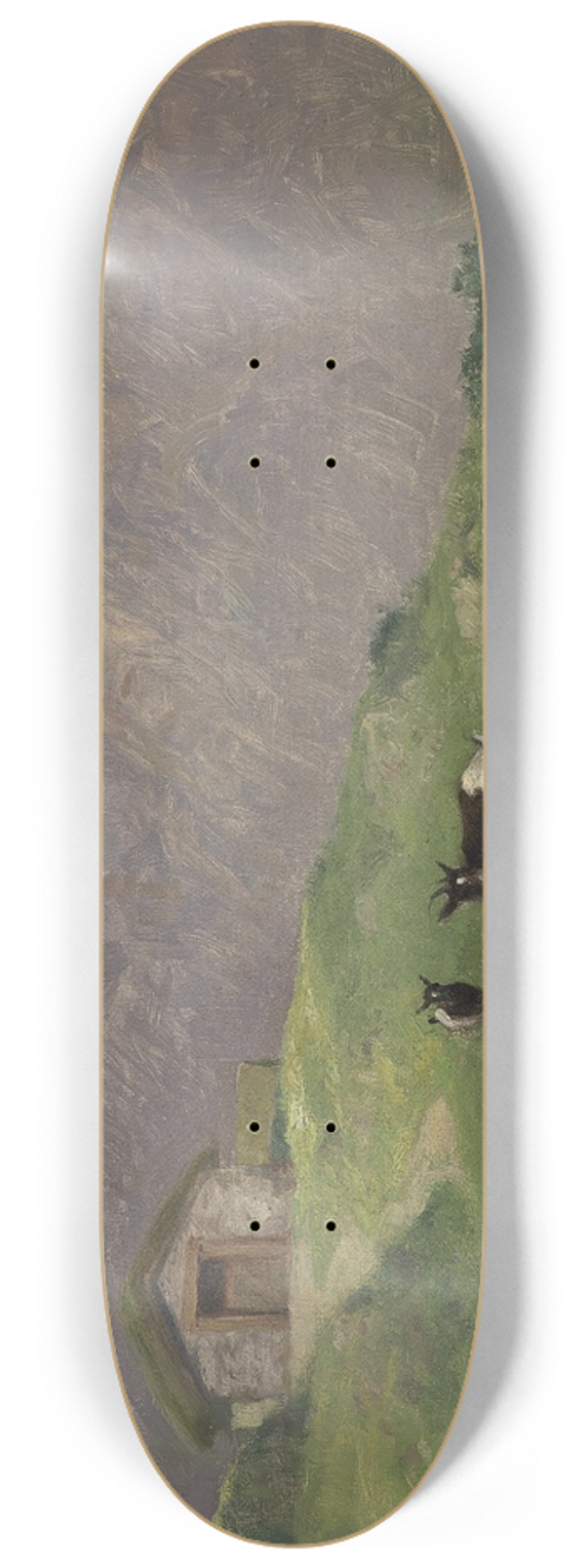 Arthur Heyer - Bergziegen 8.25 inch art skate deck