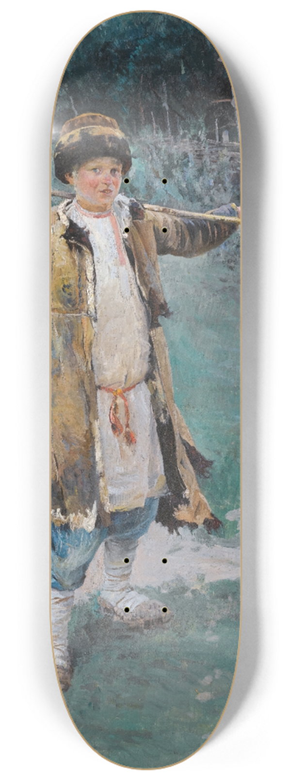 Sergei Arsenevich Vinogradov - Village Boys 8.25 inch art skate deck
