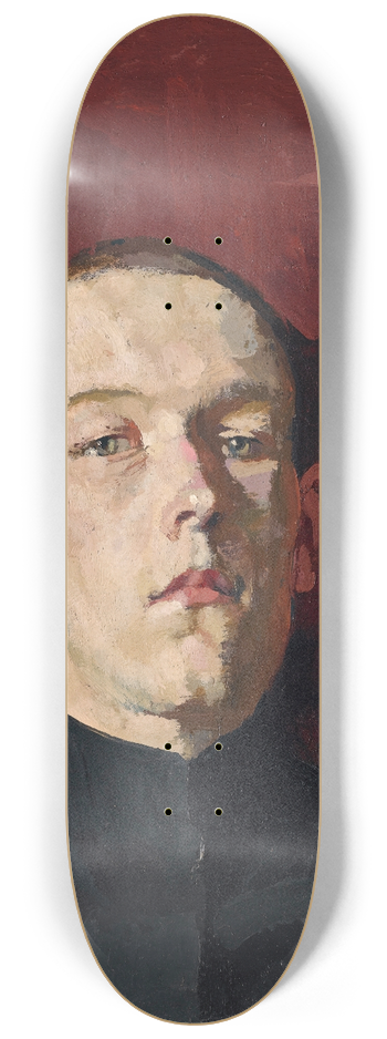 Sergei Vasilievich Malyutin - Portrait of the artists son, vladimir 8.25 inch art skate deck