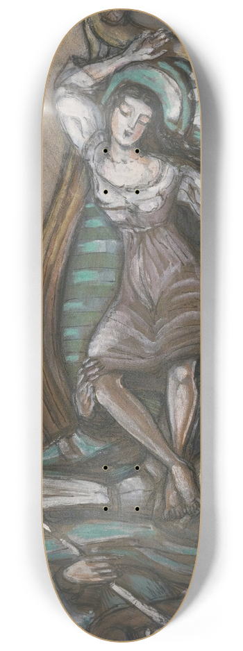 Sergey Yurievich Sudeikin - Lovers 8.25 inch art skate deck