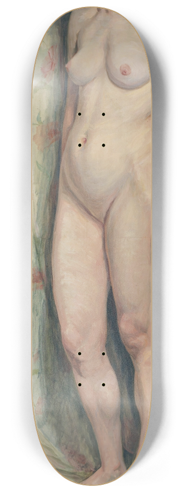 Sigismund Righini - Standing Female Nude 8.25 inch art skate deck