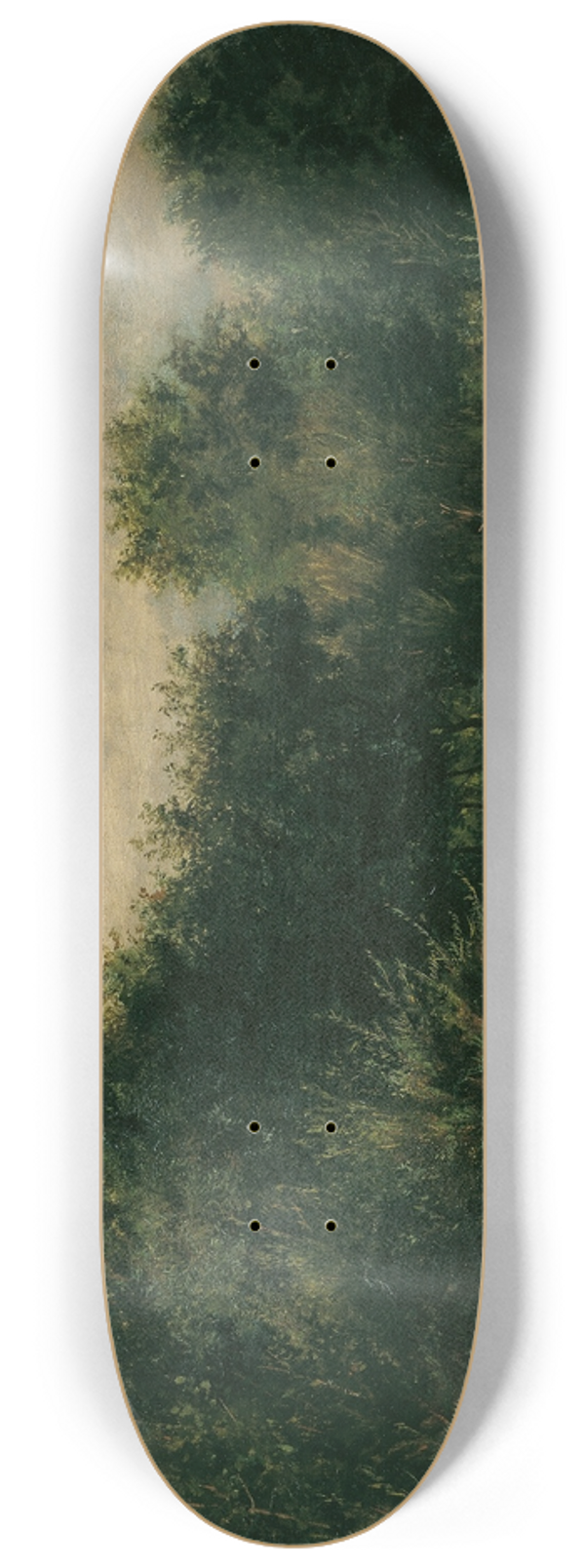 Sigmund L'Allemand - Landschaftsstudie 8.25 inch art skate deck