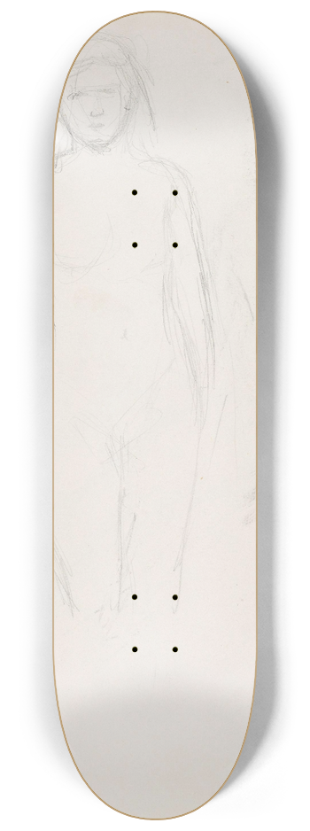 Signe Scheel - Kvinneakt 8.25 inch art skate deck