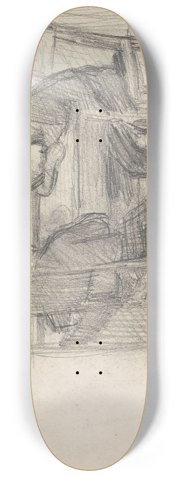 Signe Scheel - Lekselesing 8.25 inch art skate deck