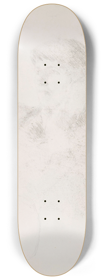 Signe Scheel - Riss av kvinneportrett 8.25 inch art skate deck