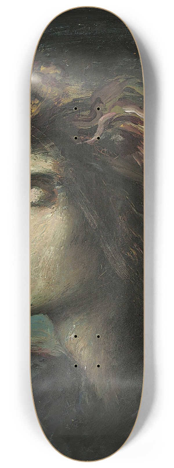 Simeon Solomon - Head study 8.25 inch art skate deck