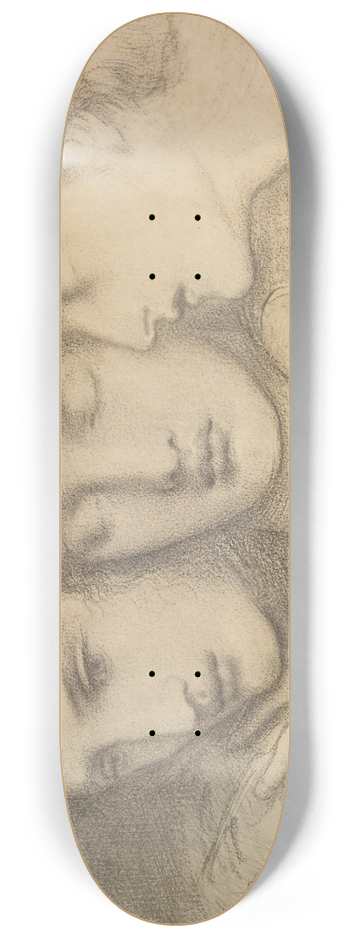 Simeon Solomon - The Sleepers and One that Watcheth 8.25 inch art skate deck