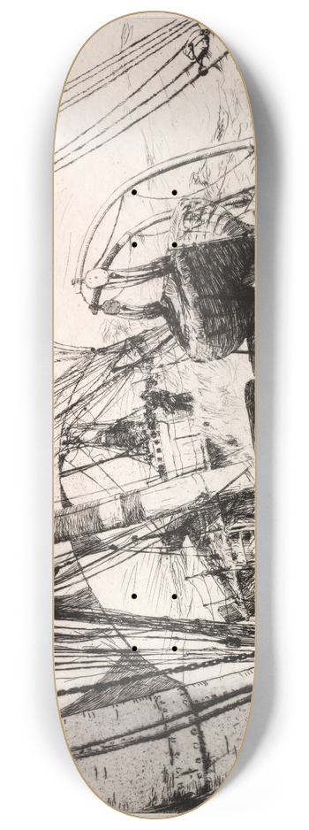 Arthur John Trevor Briscoe - The Gale 8.25 inch art skate deck